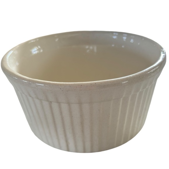 VTG STANGL POTTERY HANDCRAFTED COOKRITE OVENWARE 1 QT CASSEROLE SOUFFLÉ DISH USA - Picture 8 of 9